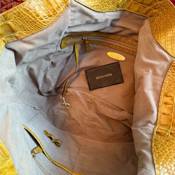 BRAHMIN X LARGE TOTE Crocodile-Embossed - Picture 3 of 3